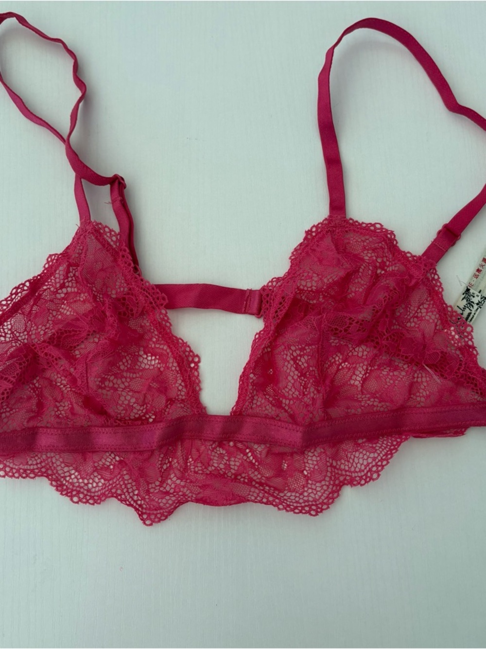 Free people Lace Bralette in Deep Raspberry